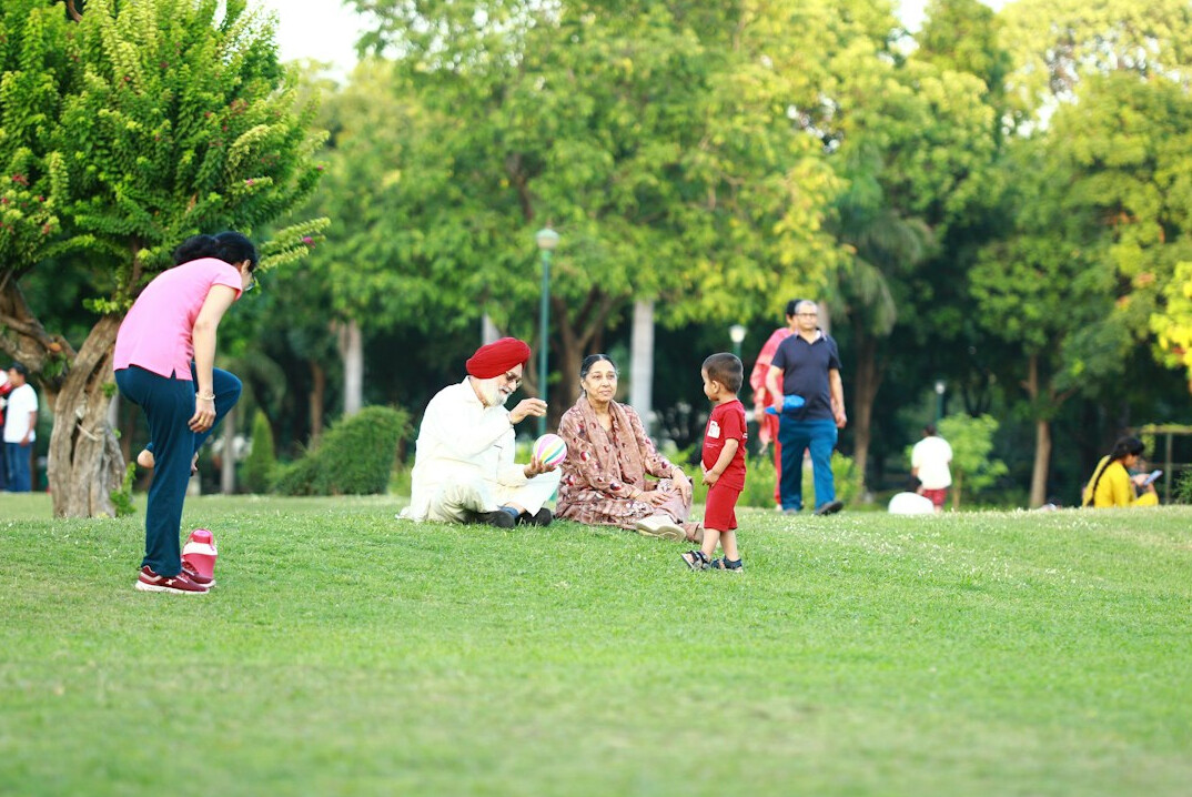 family outdoor activity